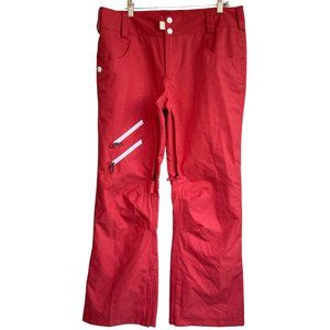 SIMS Womens Snowboard Pants Size XL Salmon Vented Cargo Pockets $149 MSRP